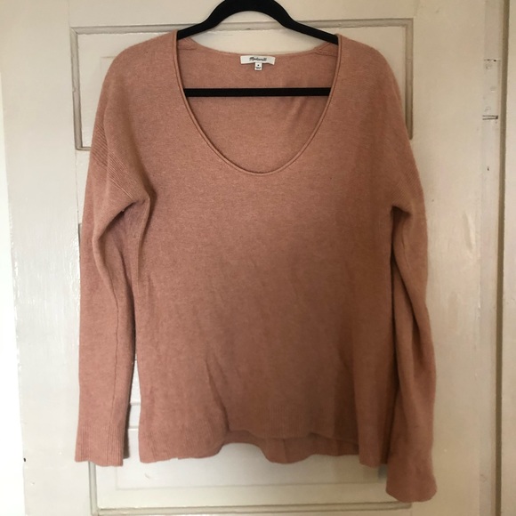 Madewell Pink Kimball Knit Pullover - Picture 2 of 5